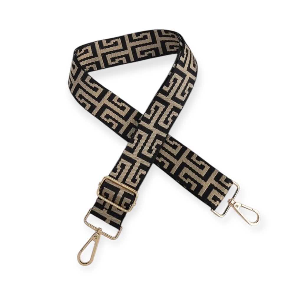 Geometric Figure Adjustable Bag Strap